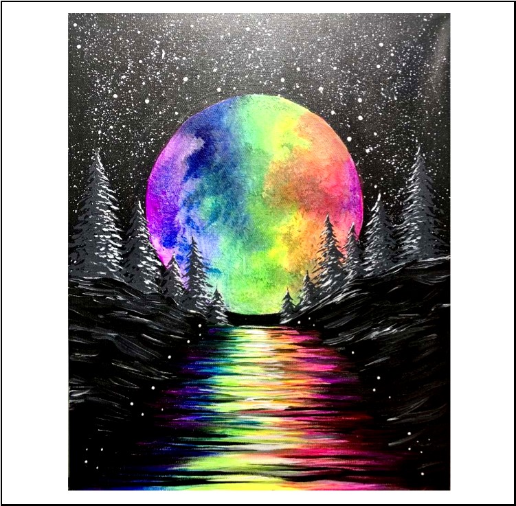 Magical Rainbow Moon